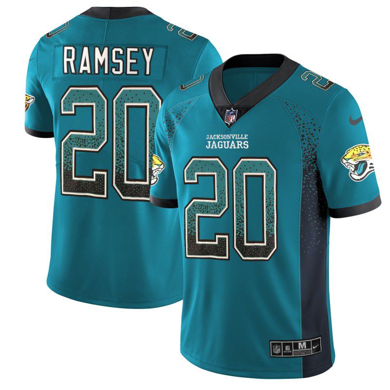 Men Jacksonville Jaguars #20 Ramsey Drift Fashion Color Rush Limited NFL Jerseys->boston celtics->NBA Jersey